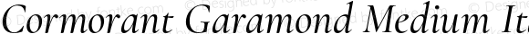 Cormorant Garamond Medium Italic