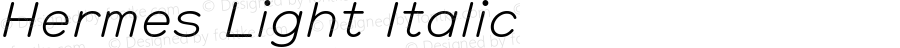 Hermes Light Italic