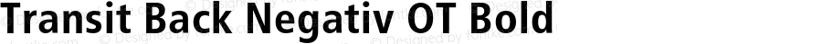 Transit Back Negativ OT Bold Version 7.504; 2006