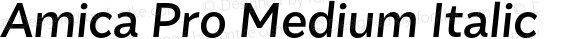 AmicaPro-MediumItalic