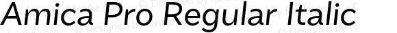 AmicaPro-RegularItalic