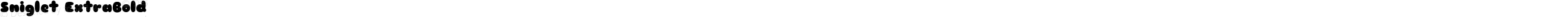 Sniglet ExtraBold
