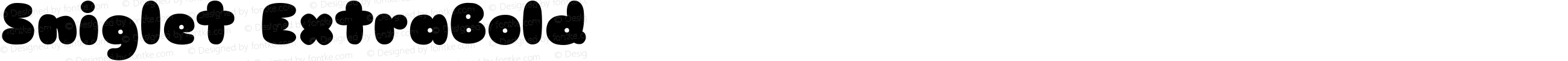 Sniglet ExtraBold