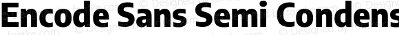 Encode Sans Semi Condensed ExBd Regular