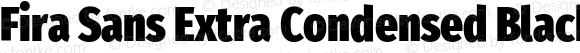 Fira Sans Extra Condensed Black Regular
