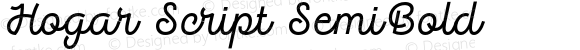 Hogar Script SemiBold