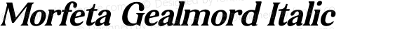 Morfeta Gealmord Italic