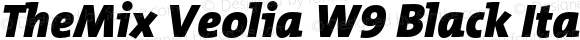TheMix Veolia W9 Black Italic