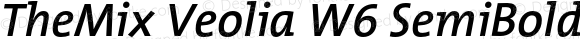 TheMix Veolia W6 SemiBold Italic