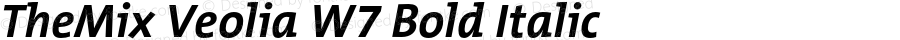 TheMix Veolia W7 Bold Italic