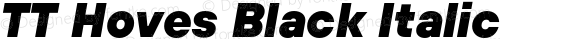 TT Hoves Black Italic