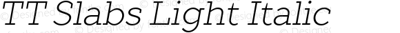 TT Slabs Light Italic