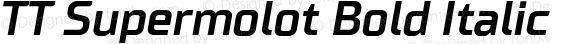 TT Supermolot Bold Italic