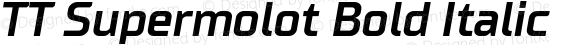 TT Supermolot Bold Italic