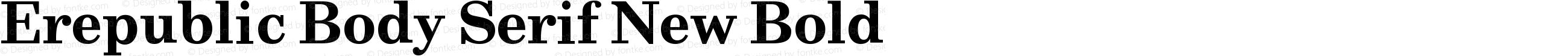 Erepublic Body Serif New Bold