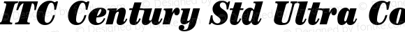 ITC Century Std Ultra Condensed Italic