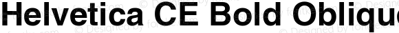 Helvetica CE Bold Oblique