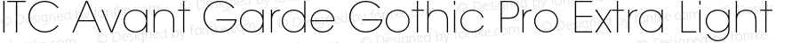ITC Avant Garde Pro XLt