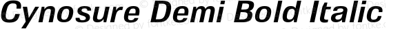 Cynosure Demi Bold Italic