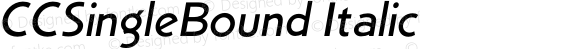 CCSingleBound Italic