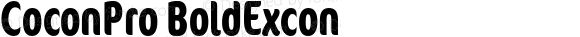 CoconPro-BoldExcon