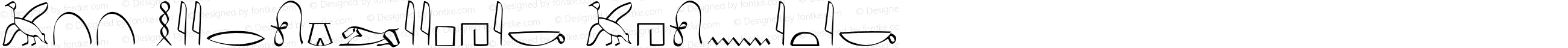 P22 Hieroglyphic Phonetic