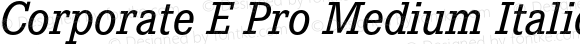 CorporateEPro-MediumItalic