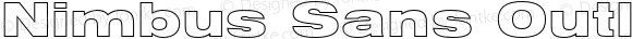 Nimbus Sans Outline Extd D Black Version 1.000;PS 1.00;hotconv 1.0.57;makeotf.lib2.0.21895