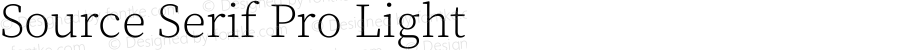 Source Serif Pro Light