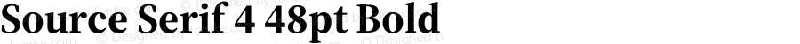 Source Serif 4 48pt Bold