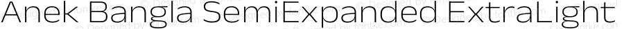 Anek Bangla SemiExpanded ExtraLight