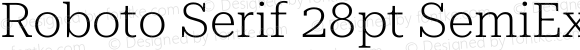 Roboto Serif 28pt SemiExpanded ExtraLight