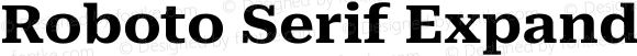 Roboto Serif Expanded Bold