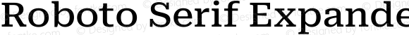 Roboto Serif Expanded Medium