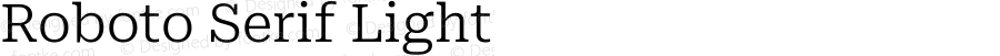 Roboto Serif Light