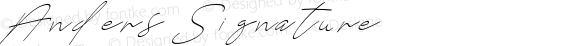 Anders Signature