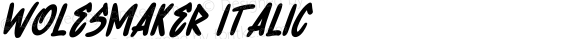 Wolesmaker Italic