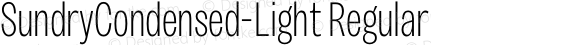 SundryCondensed-Light Regular