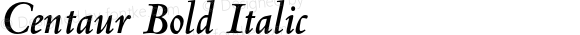 Centaur Bold Italic