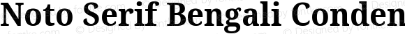 Noto Serif Bengali Condensed Bold