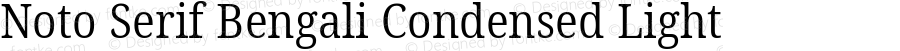 Noto Serif Bengali Condensed Light