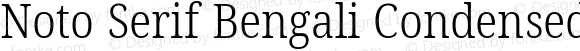 Noto Serif Bengali Condensed Thin