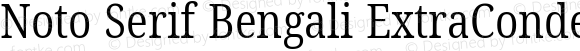 Noto Serif Bengali ExtraCondensed Light