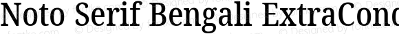 Noto Serif Bengali ExtraCondensed Medium