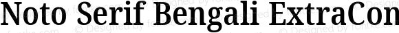 Noto Serif Bengali ExtraCondensed SemiBold