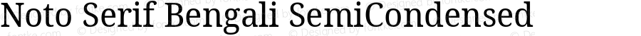 Noto Serif Bengali SemiCondensed