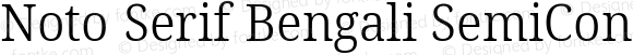 Noto Serif Bengali SemiCondensed ExtraLight