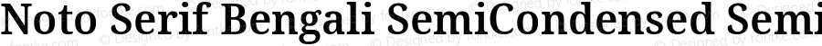 Noto Serif Bengali SemiCondensed SemiBold