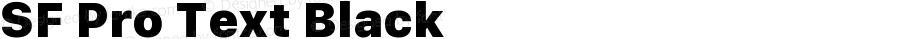 SF Pro Text Black