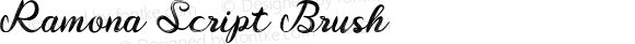 Ramona Script Brush